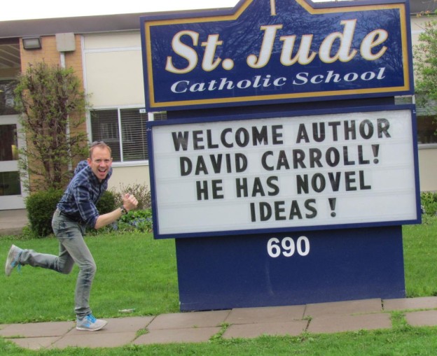 dave at St. Jude School